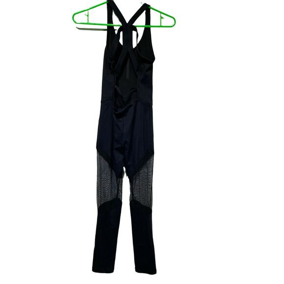 ivy sky black one piece sleeveless mesh dance costume style C08701 Size XSA - Picture 2 of 5